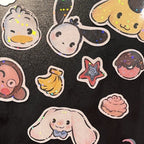 Sanrio Sticker Pack 03 Sparkling Laminate Handmade Stickers By Rabbit Paw Studio