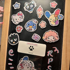 Sanrio Sticker Pack 02 Sparkling Laminate Handmade Stickers By Rabbit Paw Studio
